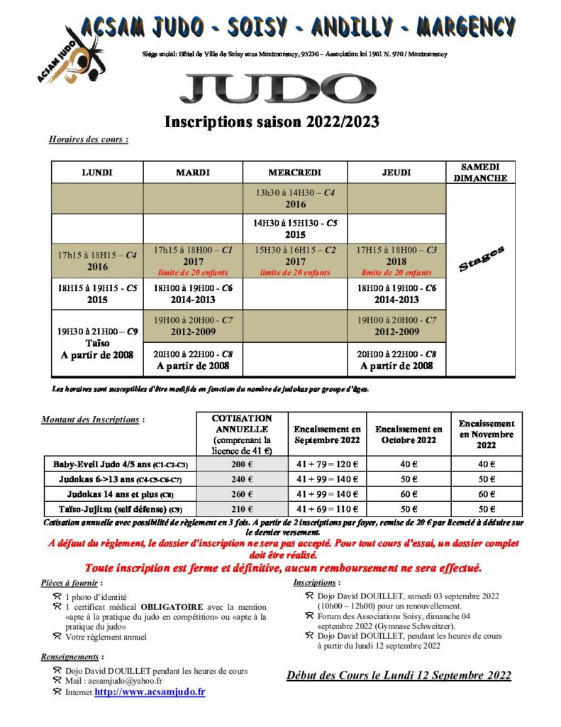 ACSAM JUDO Bienvenue Sur Le Site De L ACSAM Judo